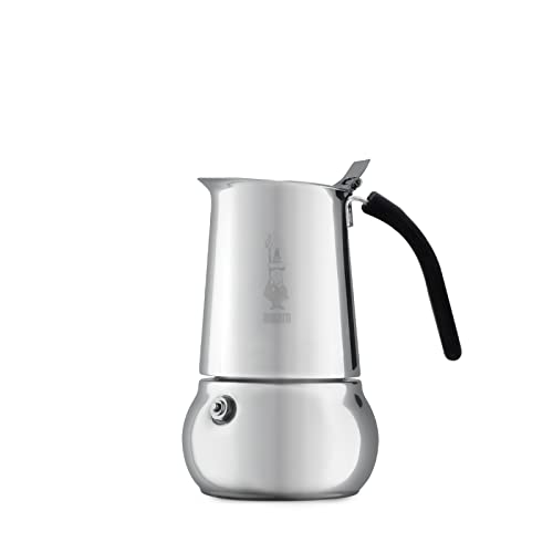 BIALETTI — Cafetera Kitty — 4 tazas — 20 cl — Todas las fuentes de calor — Acero...